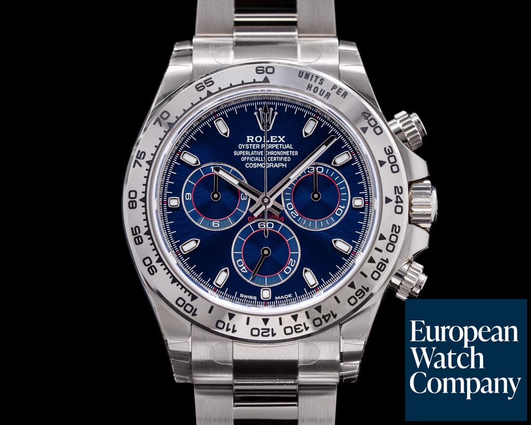 Image of Rolex Daytona 116509 Blue Dial 18K White Gold UNWORN 2021
