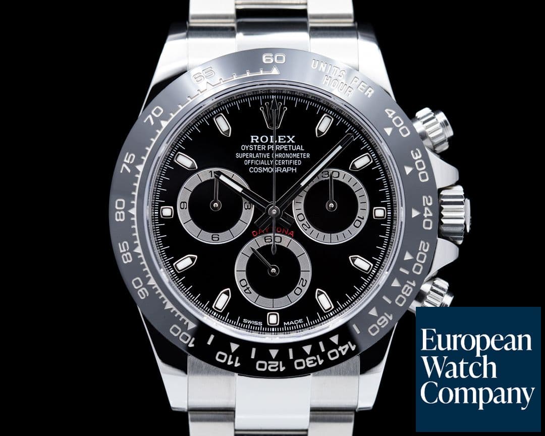 Image of Rolex Daytona Ceramic Bezel 116500 SS / Black Dial 2020 UNWORN