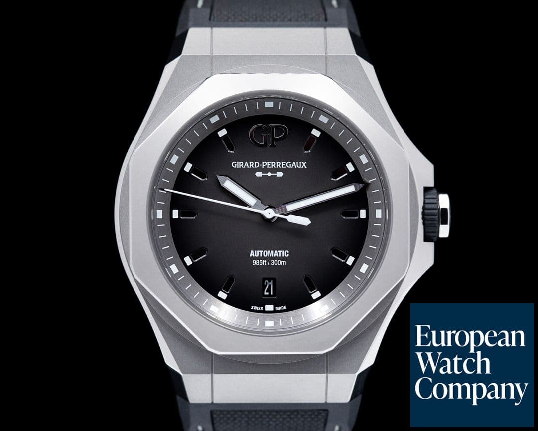 Image of Girard Perregaux Laureato Absolute Ti 230 SS / Rubber LIMITED