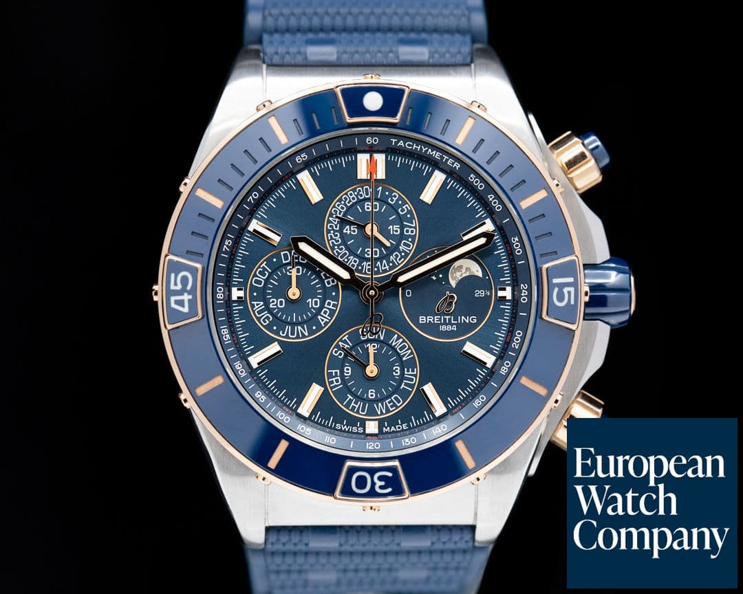 Image of Breitling Super Chronomat 44 Four-Year Calendar SS/18k Rose Gold