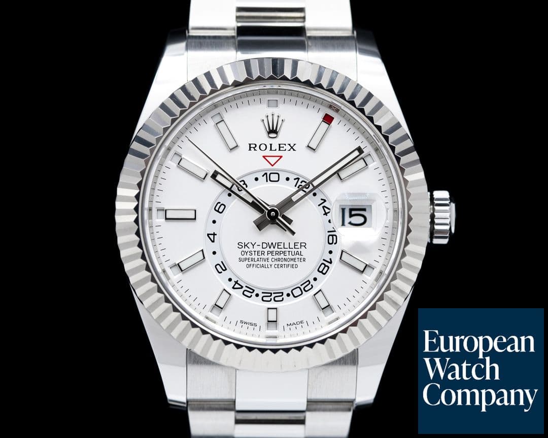 Image of Rolex Sky Dweller 326934 Steel White Dial SS 