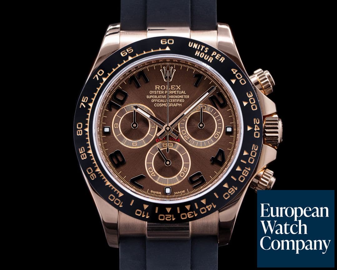 Image of Rolex Cosmograph Daytona 116515LN 18K Rose Gold / Chocolate Dial 