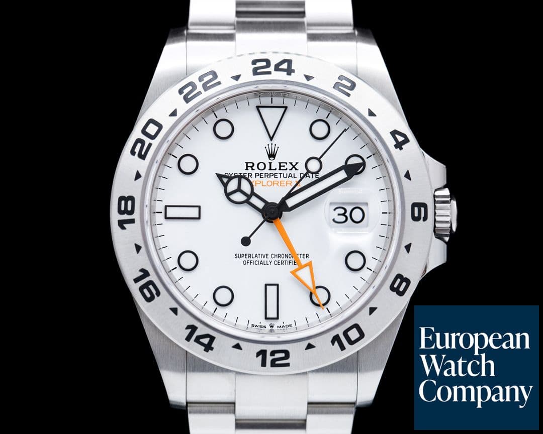 Image of Rolex Explorer II 226570 White Dial SS 2021 Model 