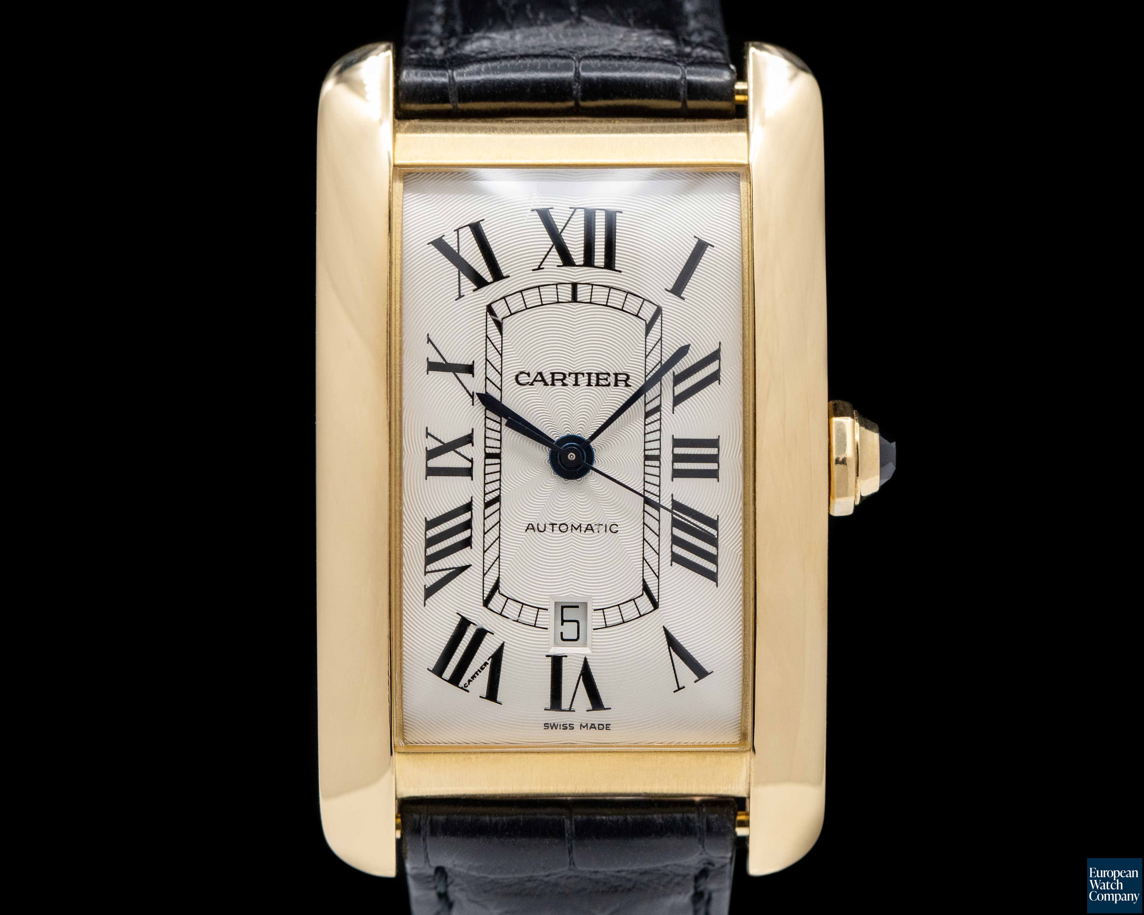 Image of Cartier Americaine Tank XL 18K YG