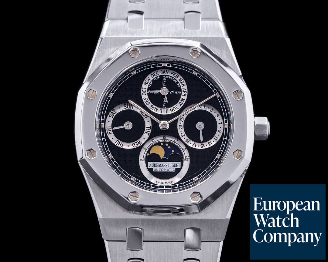 Image of Audemars Piguet Royal Oak 25820SP Perpetual Calendar Black Dial SS / Platinum 