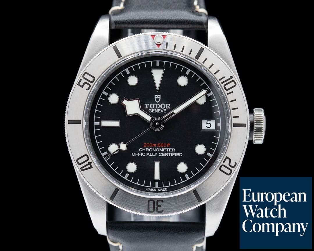 Image of Tudor Tudor Heritage Black Bay 41 BLACK SS / Aged Leather 