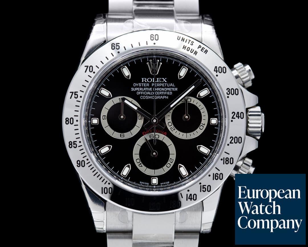 Image of Rolex Daytona 116520 Black Dial NOS STICKERED