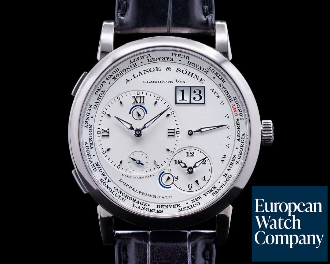 Image of A. Lange and Sohne Lange 1 Time Zone 116.039 18K White Gold