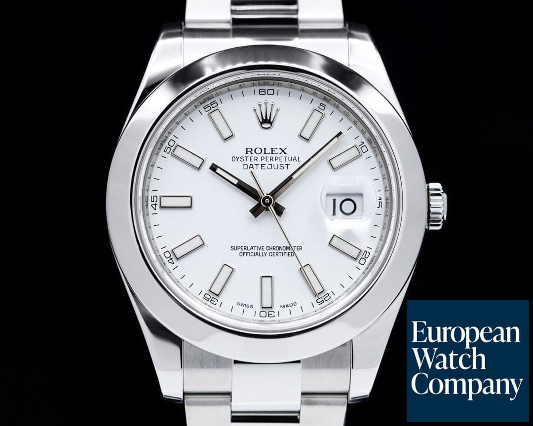 Image of Rolex Datejust II SS White Dial 