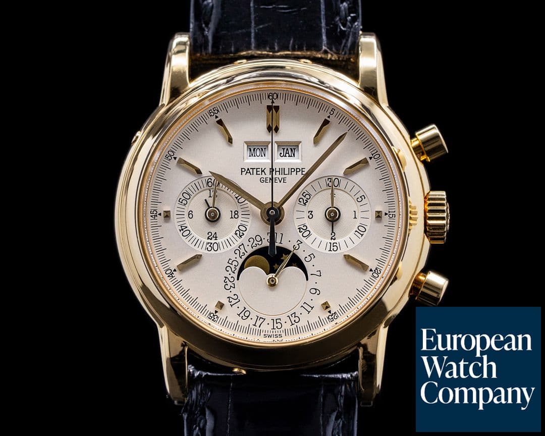Image of Patek Philippe Perpetual Calendar Chronograph 3970 18K Yellow FULL SET SERVICE 
