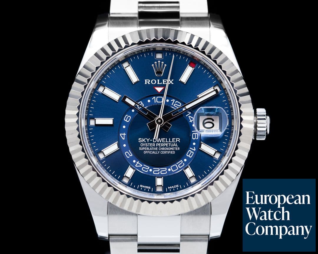 Image of Rolex Sky Dweller 326934 Steel Blue SS / Bracelet 