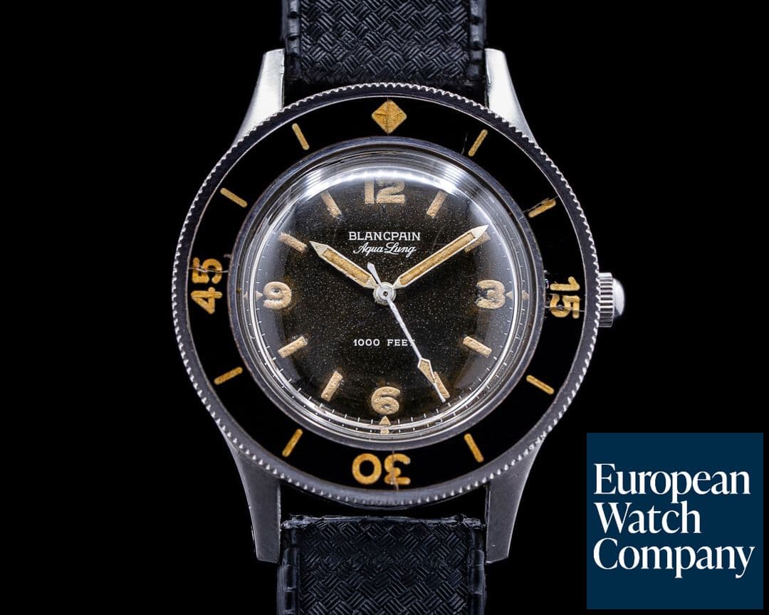 Image of Blancpain Vintage Fifty Fathoms Aqualung TROPICAL DIAL "Jacques Cousteau" 41MM