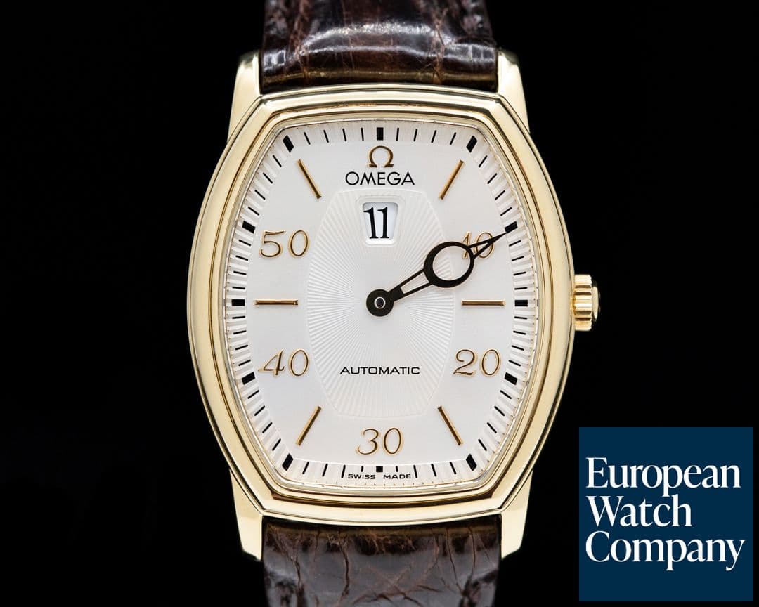 Image of Omega Omega De Ville Prestige Jumping Hour Yellow Gold