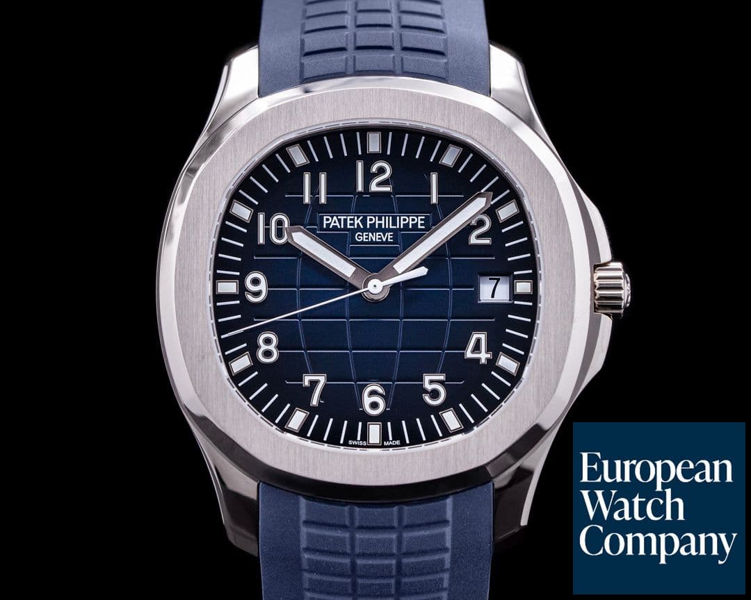 Image of Patek Philippe Aquanaut 5168G 18K White Gold / Blue Dial 2019