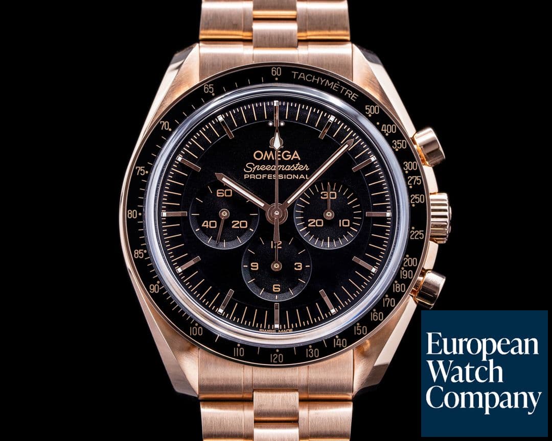 Image of Omega Speedmaster Professional Moonwatch 18k Sedna Rose Gold 2021