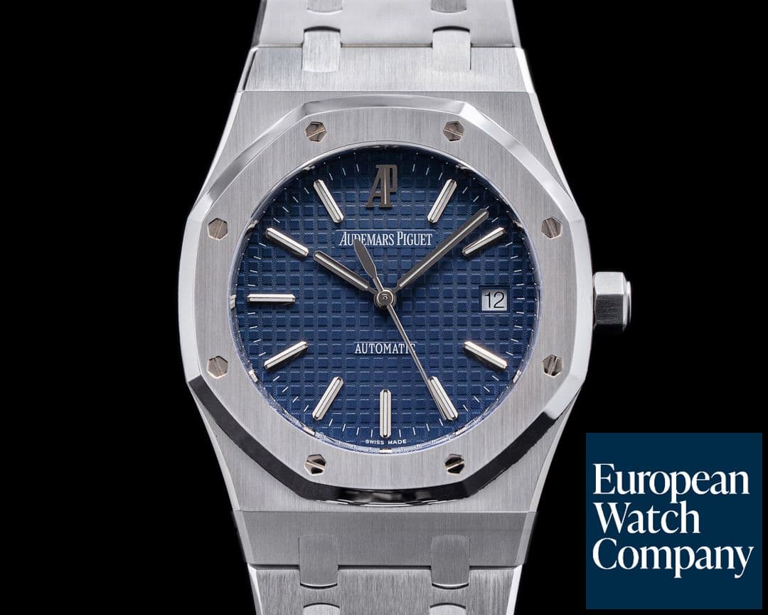 Image of Audemars Piguet Royal Oak BLUE Dial 15300ST SS