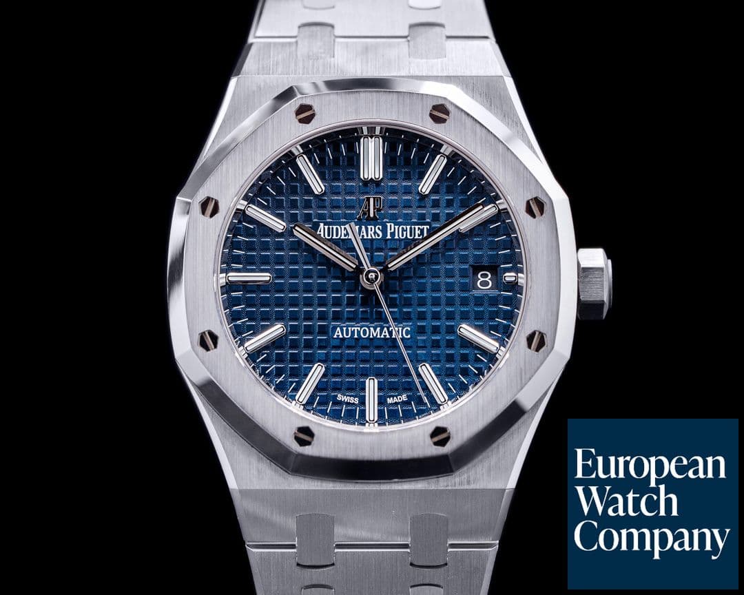 Image of Audemars Piguet Royal Oak 15450ST Blue Dial SS FULL SET