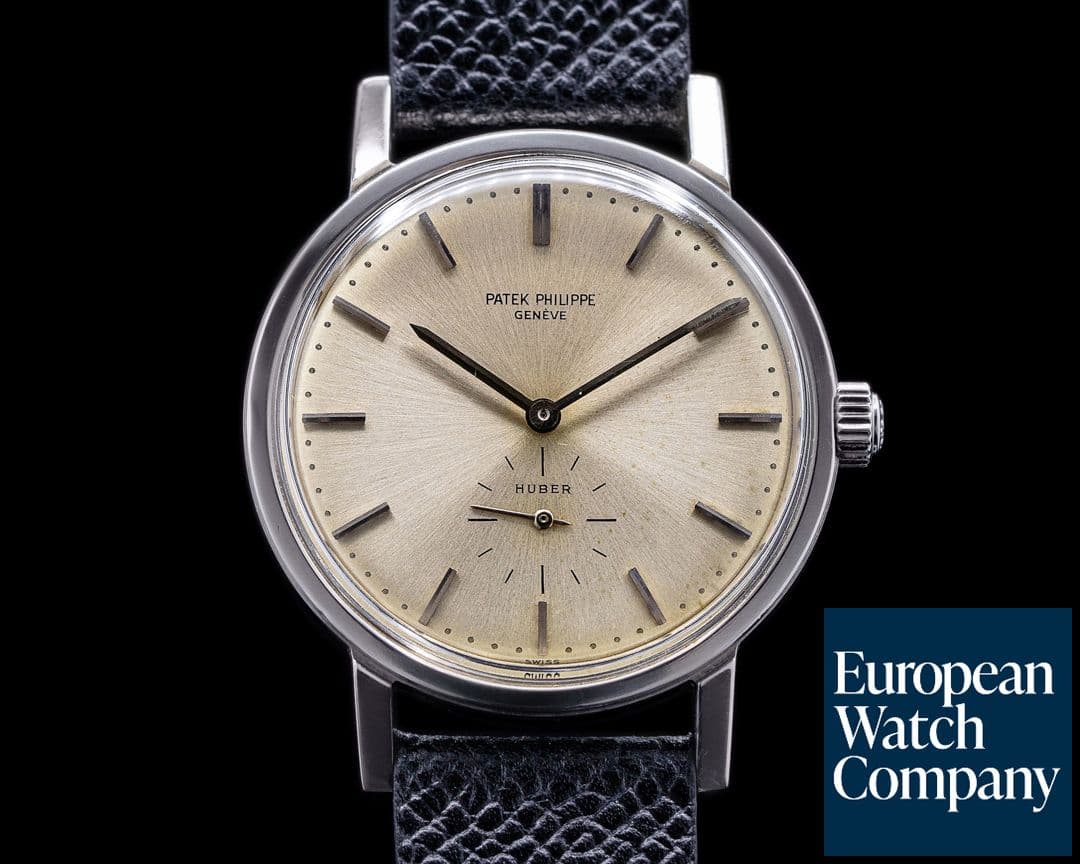 Image of Patek Philippe Vintage 3466 Calatrava Automatic Steel HUBER RARE