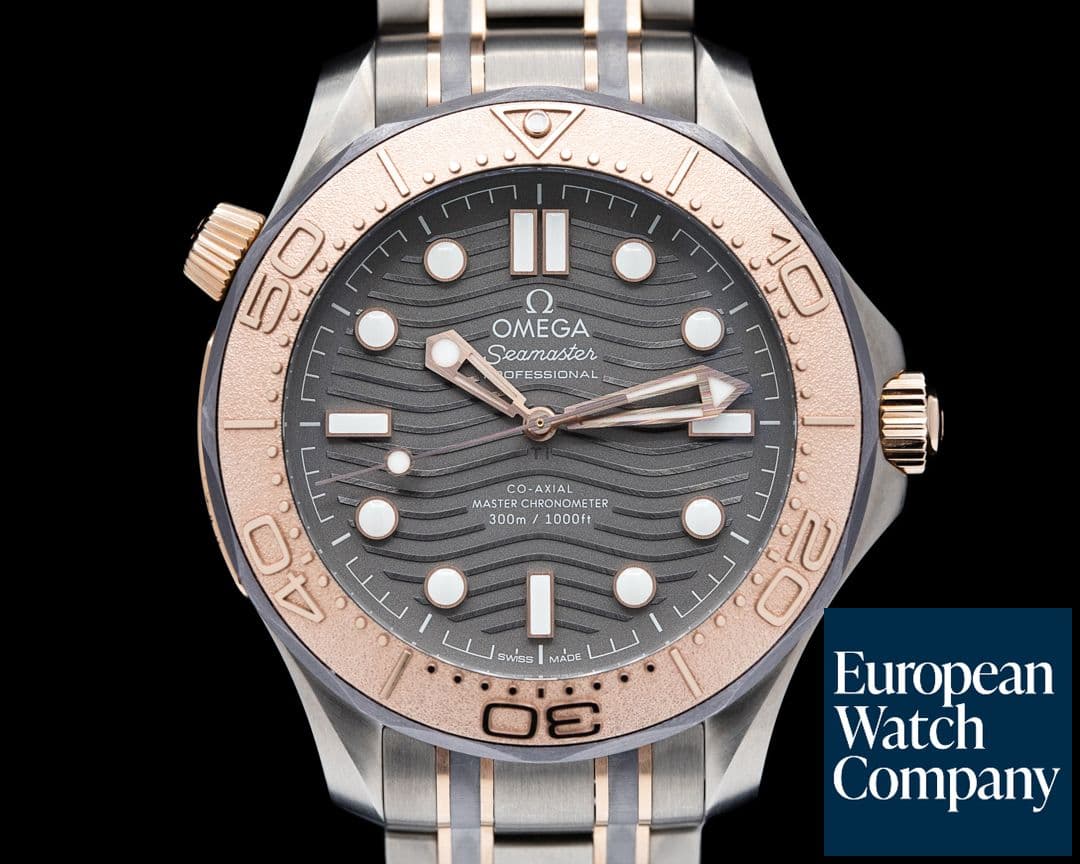Image of Omega Seamaster Diver 300M Titanium/18k Sedna Gold LIMITED