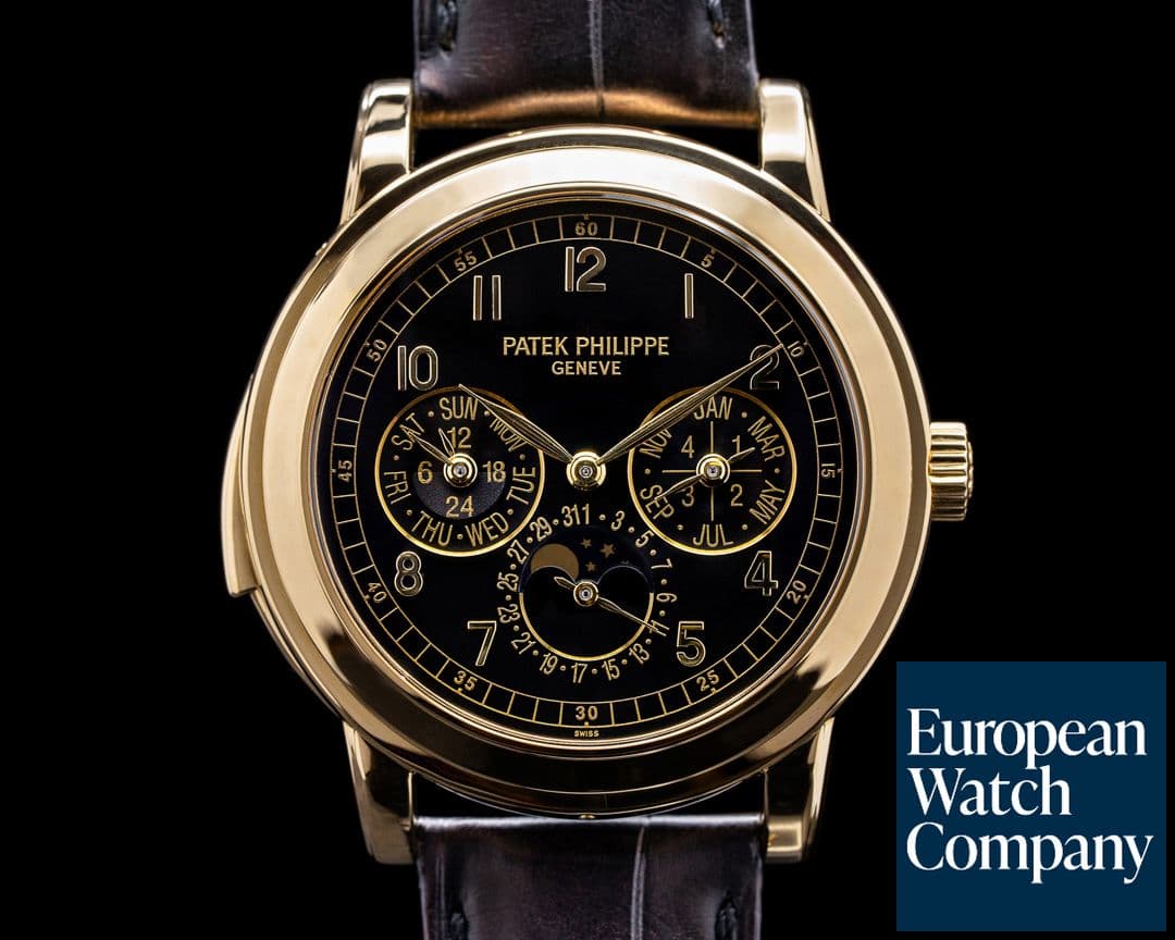 Image of Patek Philippe 5074J Grand Complication Minute Repeater Perpetual 18K YG Black Dial 