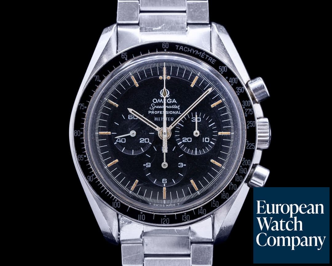 Image of Omega Speedmaster MEISTER SIGNED Dial SS Transitional / 1039 Bracelet COMPLETE