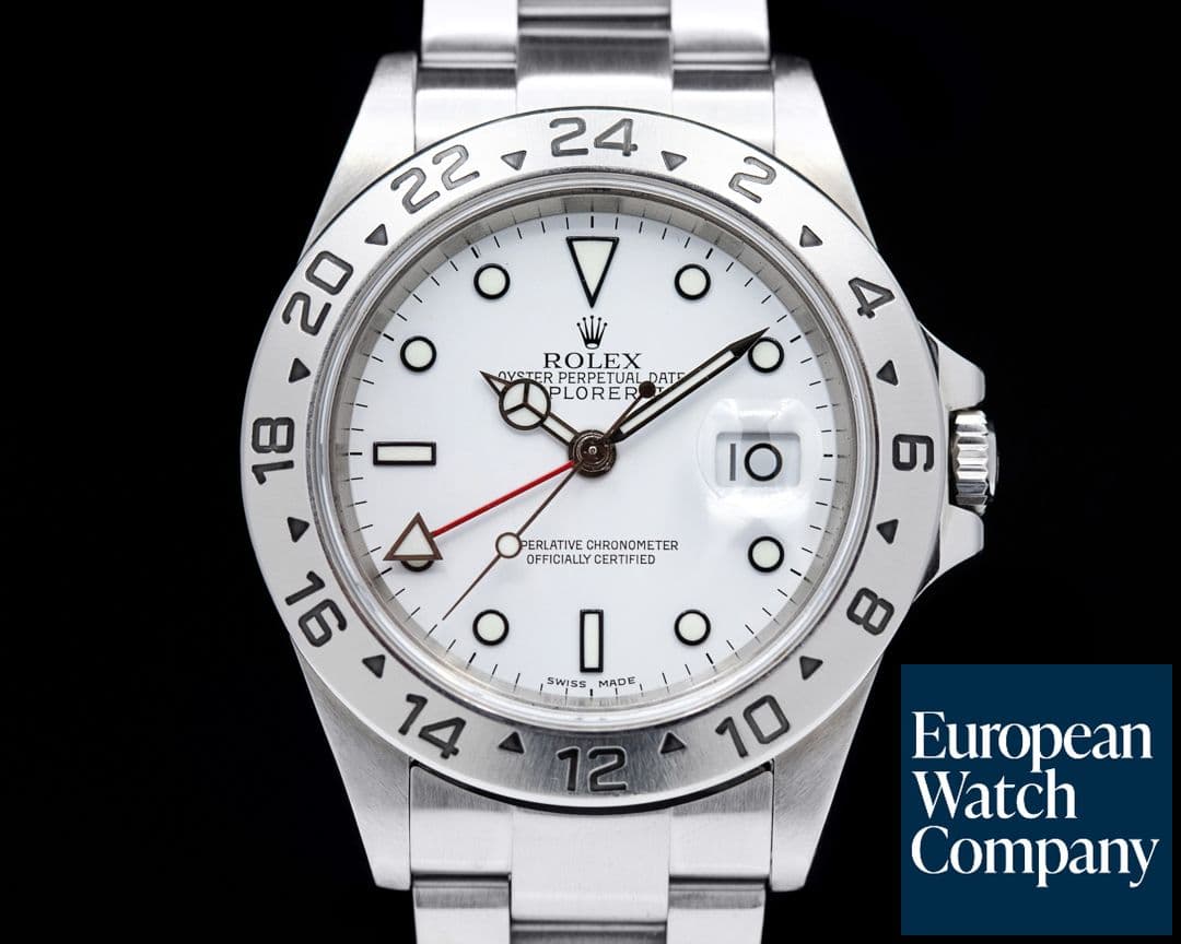 Image of Rolex Explorer II 16570 White Dial 