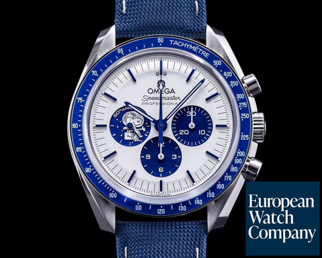 Image of Omega Speedmaster Silver Snoopy Award 50th Anniversary UNWORN