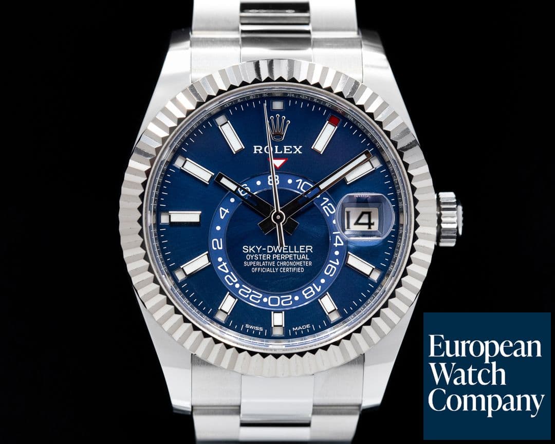 Image of Rolex Sky Dweller 326934 Steel Blue SS / Oyster 2021