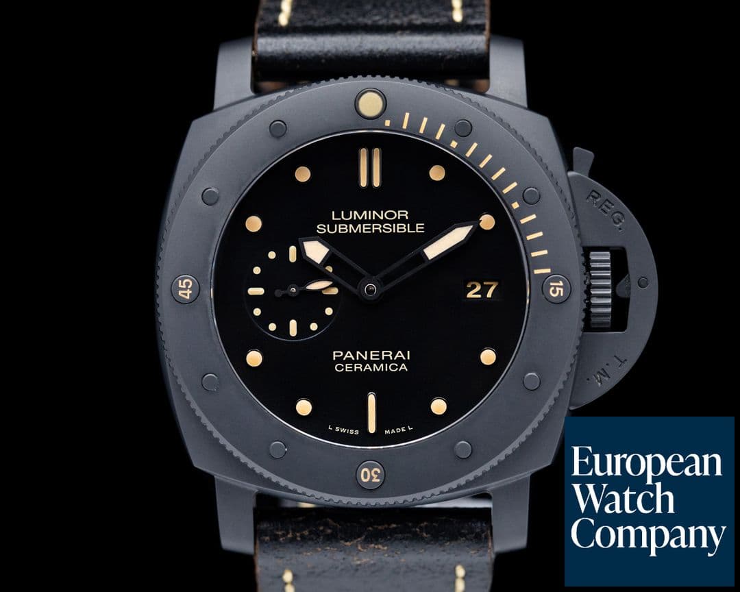 Image of Panerai Luminor 1950 Submersible 1950 Ceramic 3 Day
