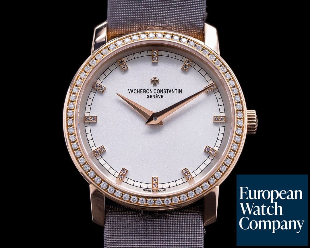 Image of Vacheron Constantin Lady Patrimony Traditionelle 18k Pink Gold / Diamond Bezel