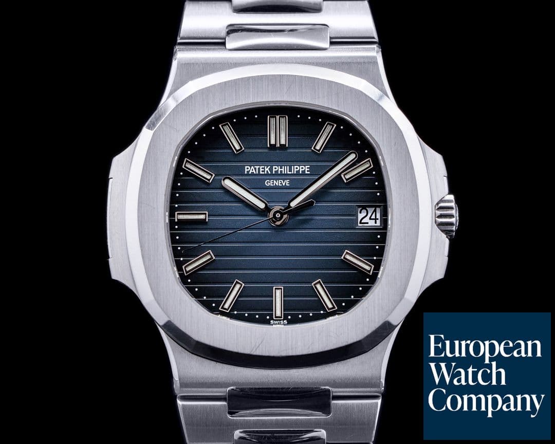 Image of Patek Philippe Jumbo Nautilus 5711/1A Blue Dial SS ORIGINAL FINISH