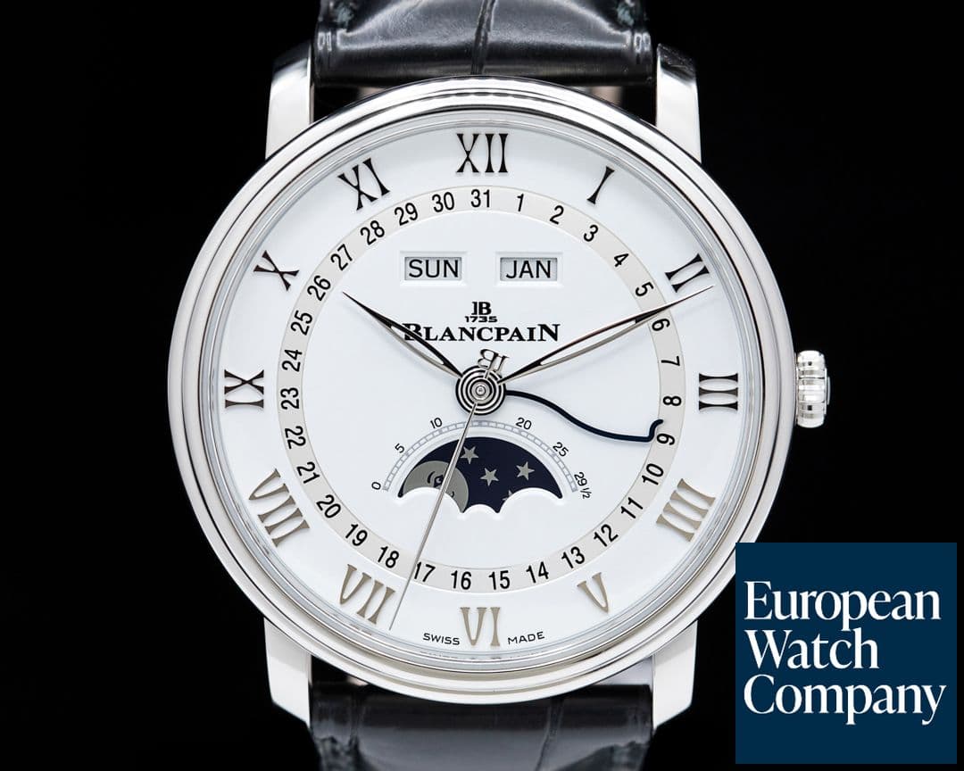 Image of Blancpain Villeret Moonphase Complete Calendar 40MM 2021