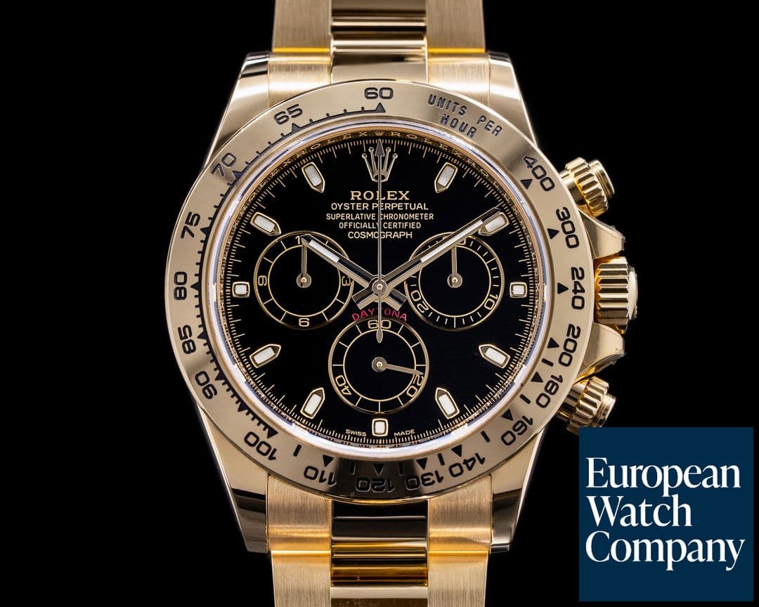 Image of Rolex Daytona 116508 18k Yellow Gold / Bracelet Black Dial 2020