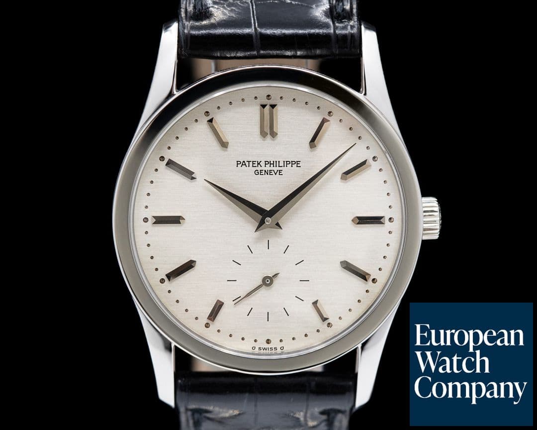 Image of Patek Philippe Calatrava 3796P Platinum Silver Dial 