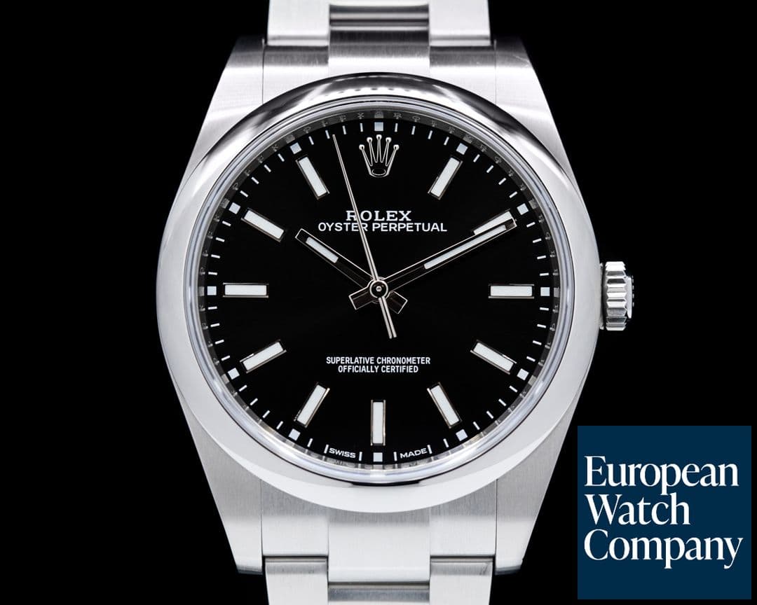 Image of Rolex Oyster Perpetual 114300 SS Black Stick Dial 