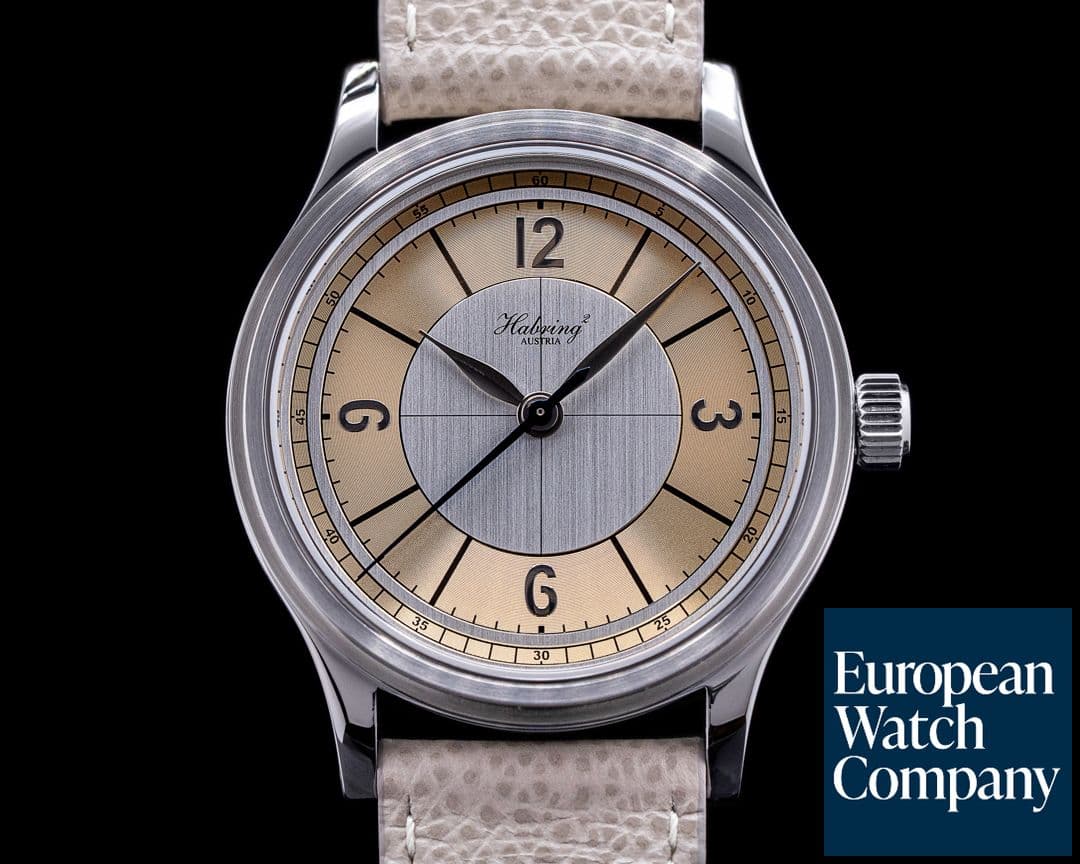 Image of Habring Habring2 Massena Lab O2 Jumping Seconds Rose & Silver Dial Limited