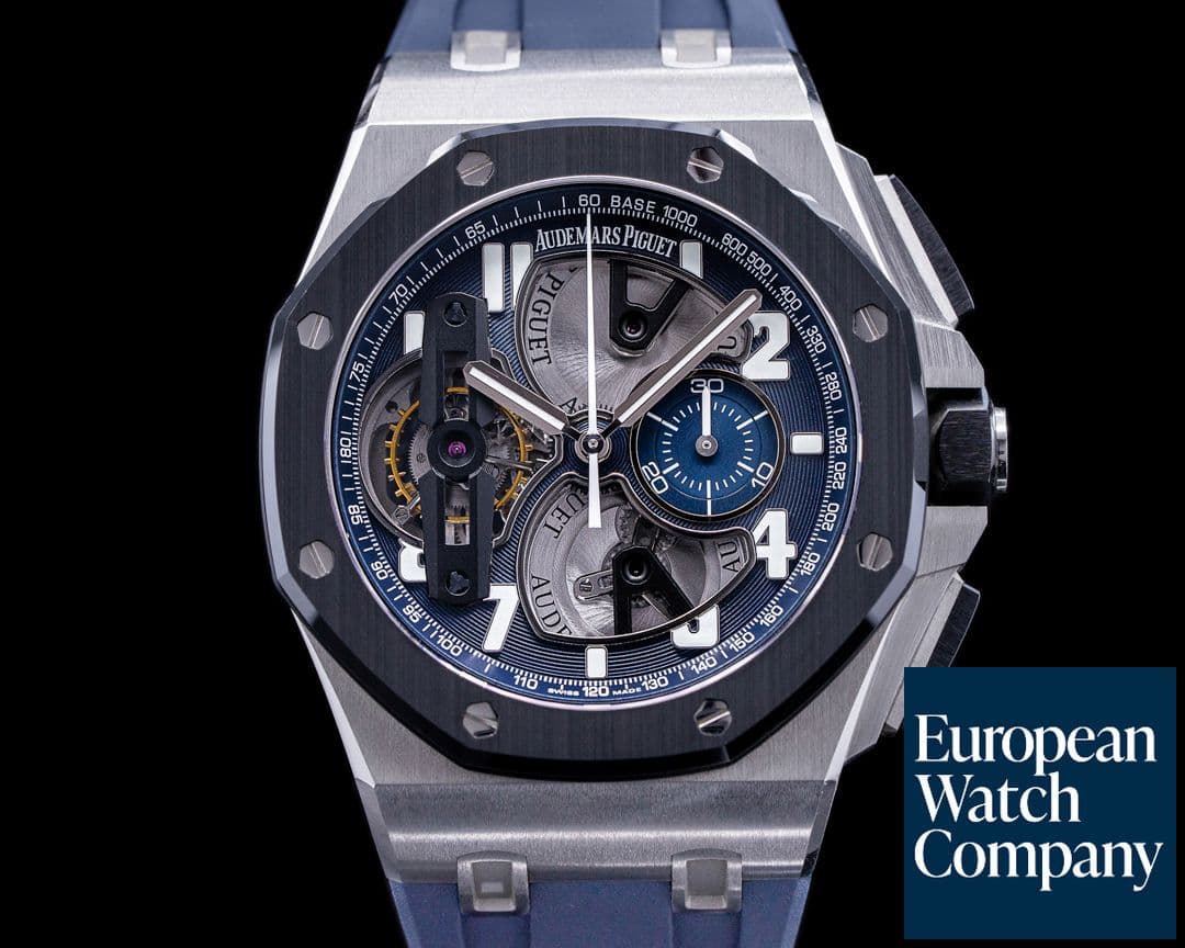 Image of Audemars Piguet Royal Oak Offshore Tourbillon 26388PO Chronograph Platinum / Rubber