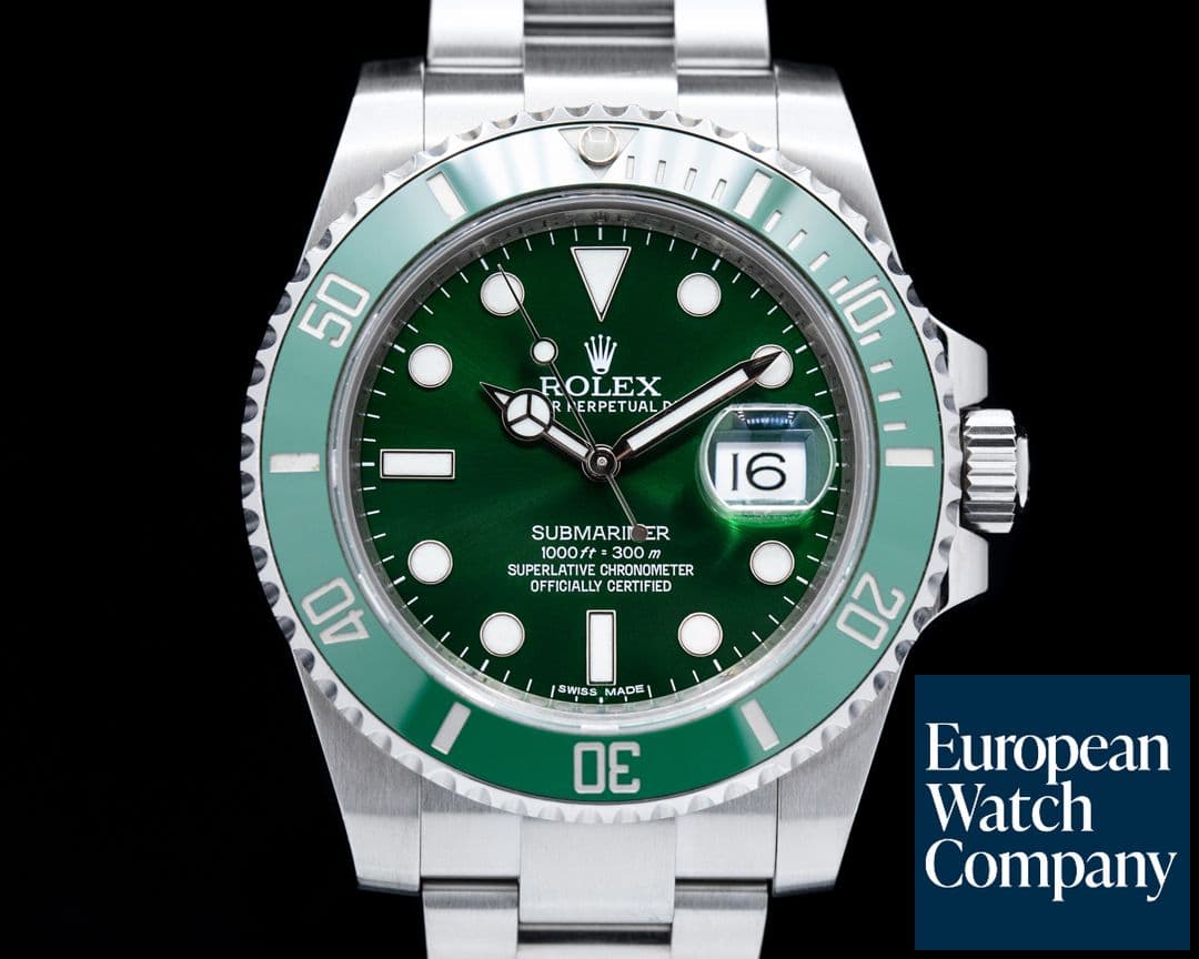 Image of Rolex Submariner "Hulk" Green Ceramic Bezel Green Dial SS