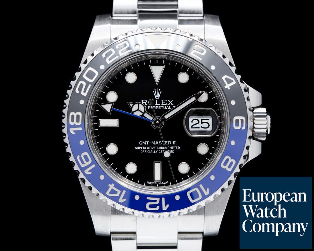 Image of Rolex GMT Master II 116710 Ceramic "Batman" SS 