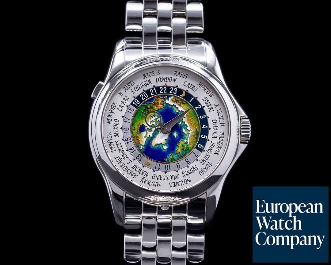 Image of Patek Philippe World Time 5131P Enamel Dial Platinum DISCONTINUED 2019