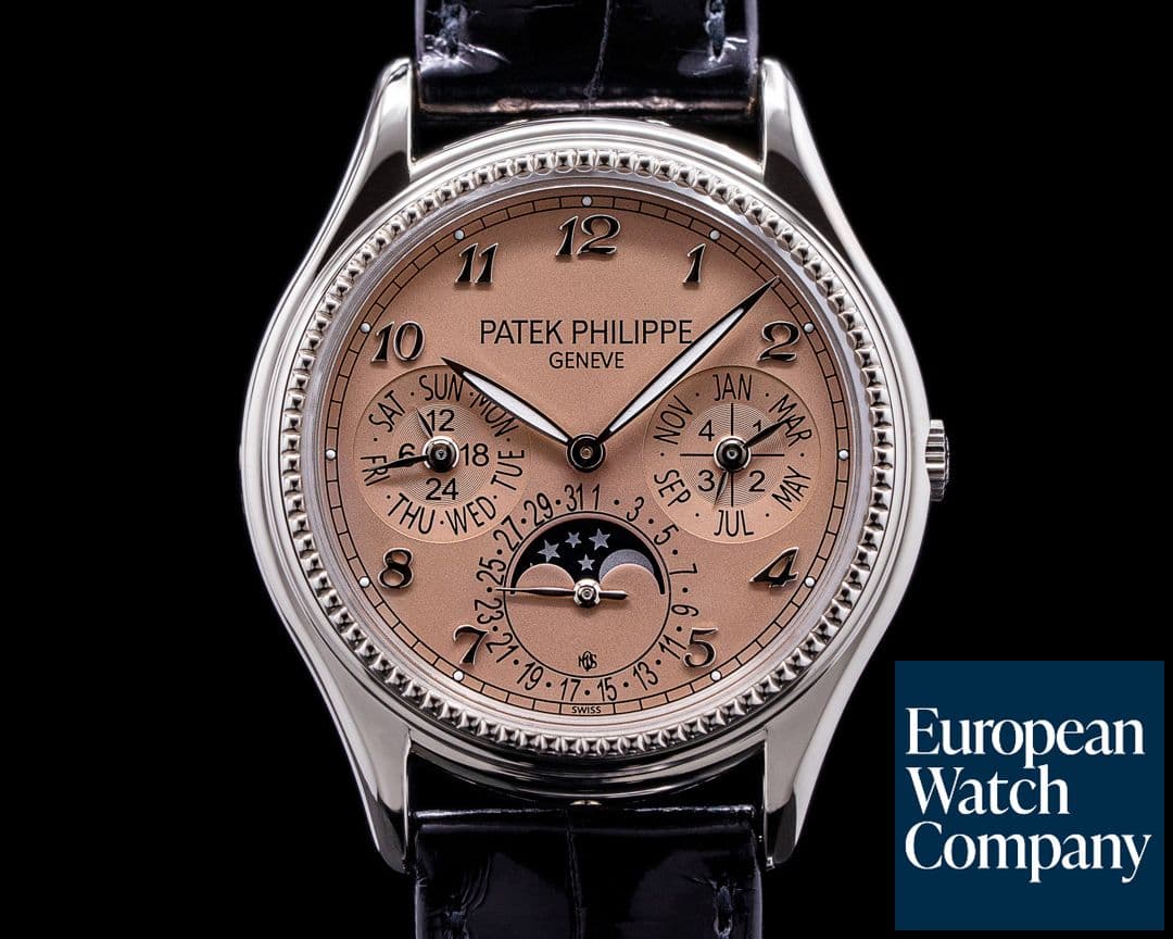 Image of Patek Philippe Perpetual Calendar 5038G 18K White Gold Salmon Dial UNIQUE PIECE UNWORN 