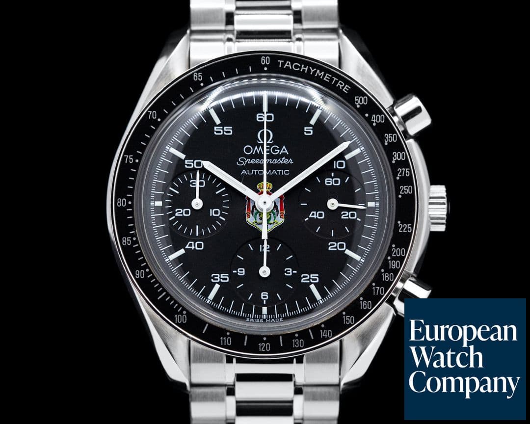 Image of Omega Speedmaster Reduced Black Dial SS Italy Dial