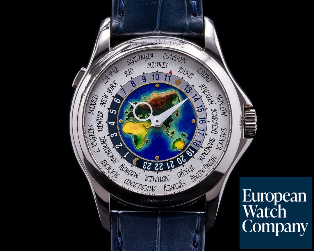 Image of Patek Philippe World Time 5131G Enamel Dial 18K White Gold 