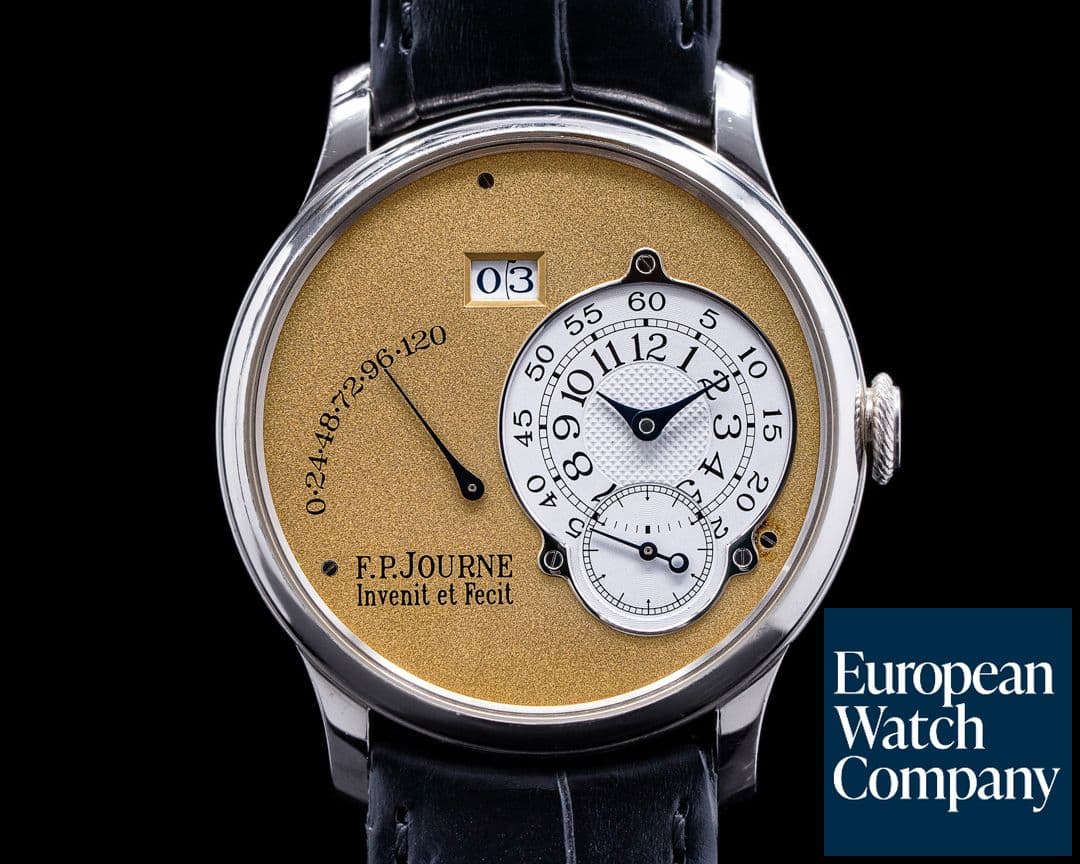 Image of F. P. Journe Octa Reserve De Marche Platinum BRASS MOVEMENT 38MM 2003 FULL SET