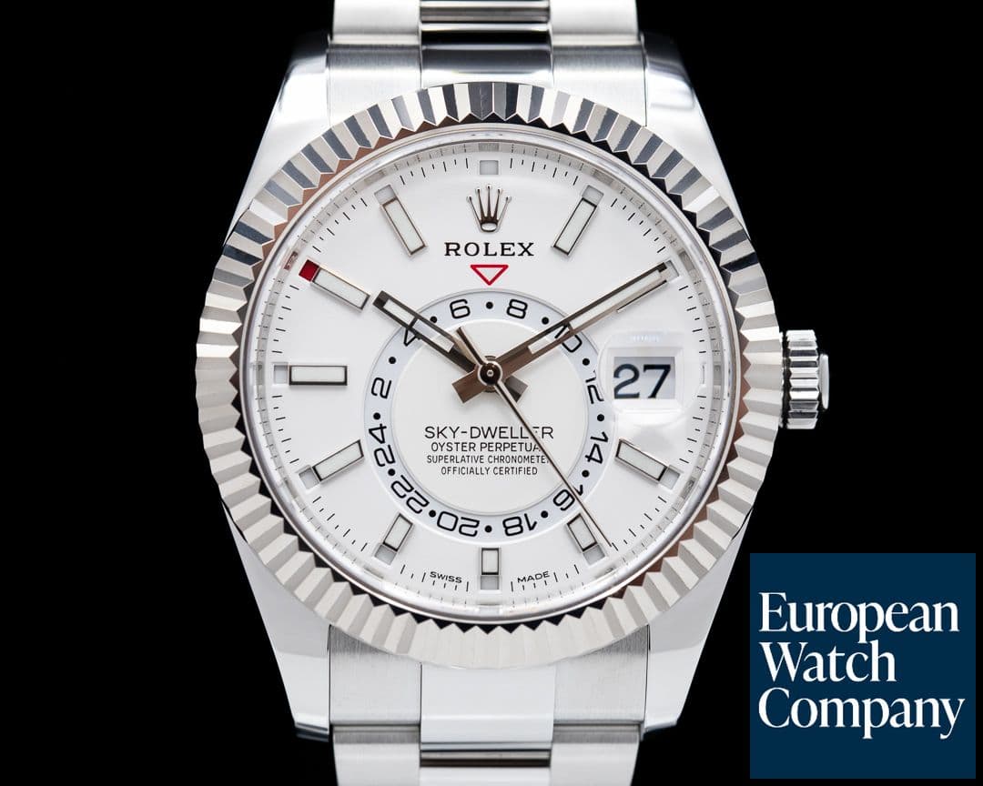 Image of Rolex Sky Dweller 326934 Steel White Dial SS 