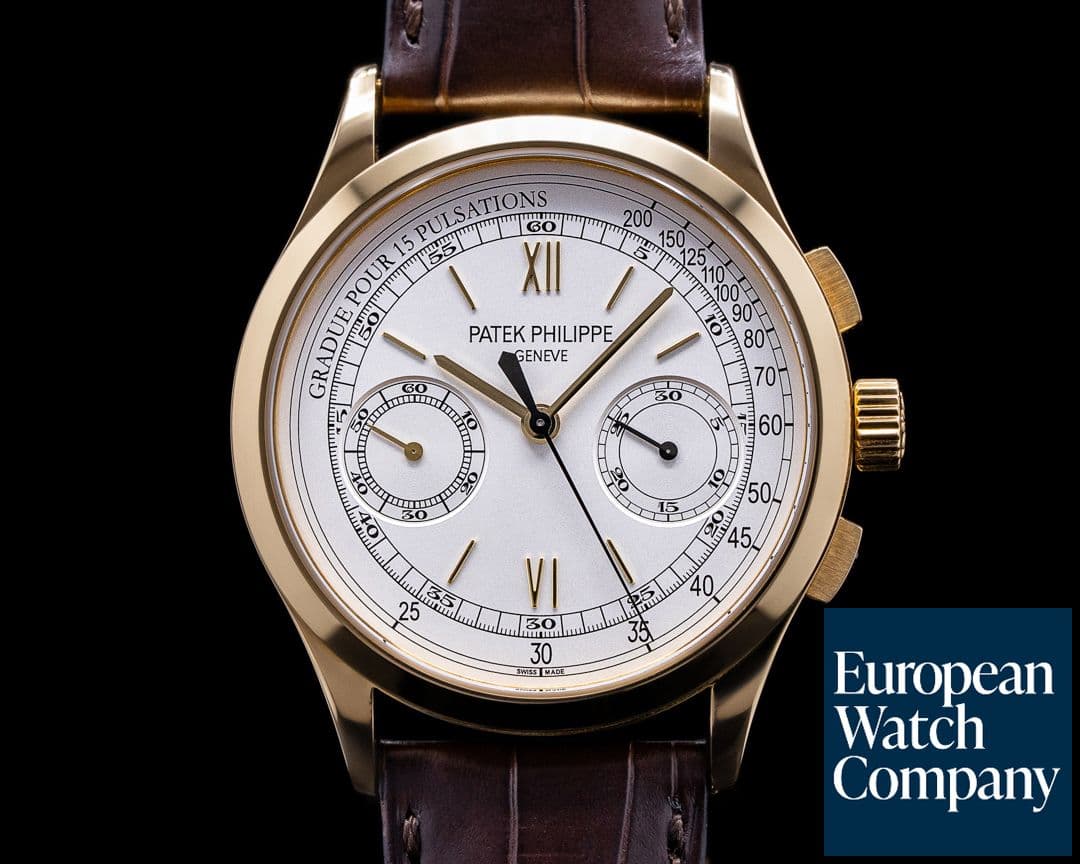 Image of Patek Philippe Chronograph 5170J 18K Yellow Gold Pulsation Dial 