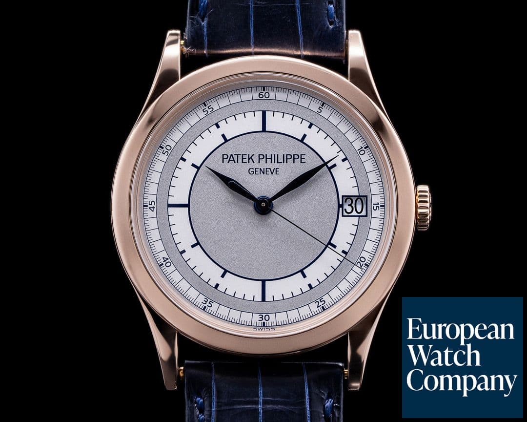 Image of Patek Philippe Calatrava 5296R 18K Rose Gold Sector Dial