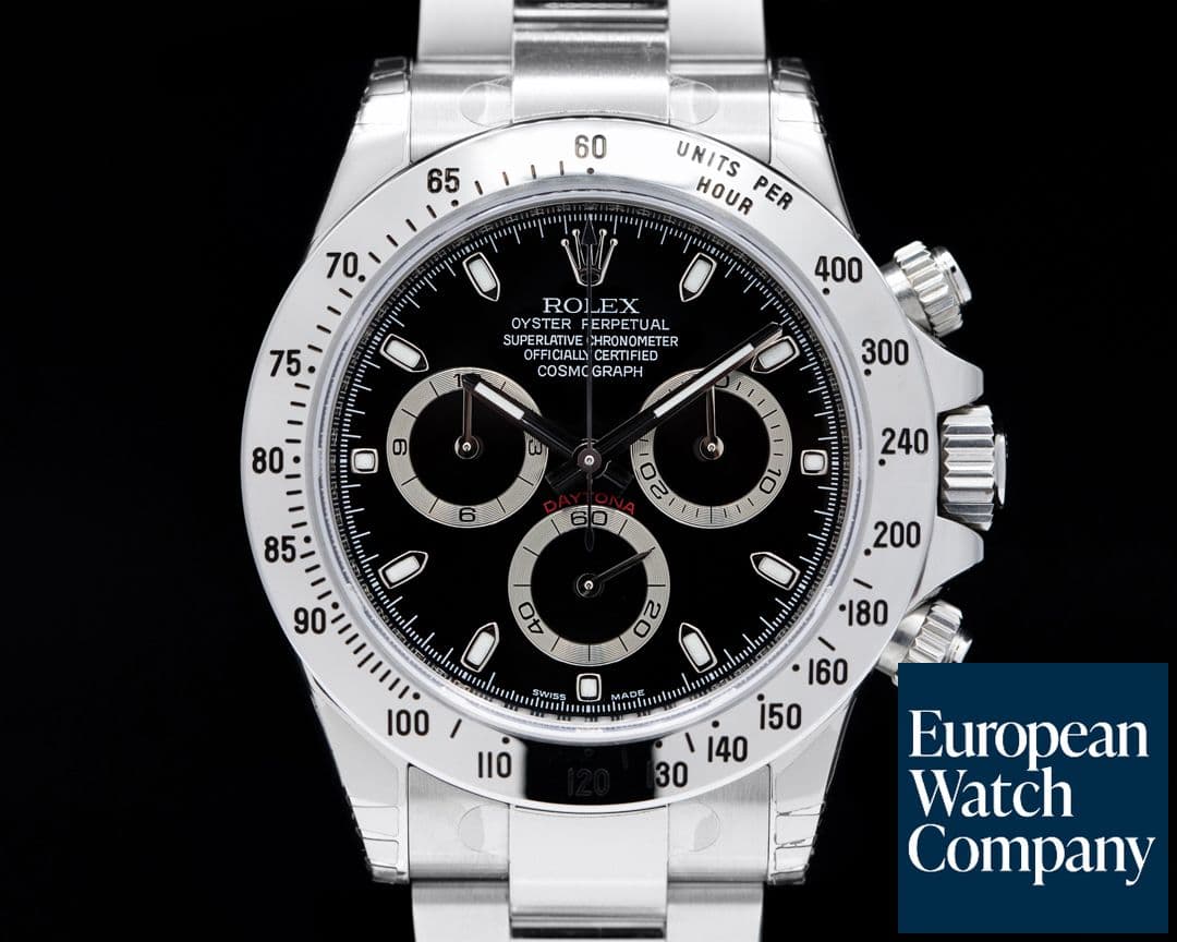 Image of Rolex Daytona 116520 Black Dial NOS STICKERED