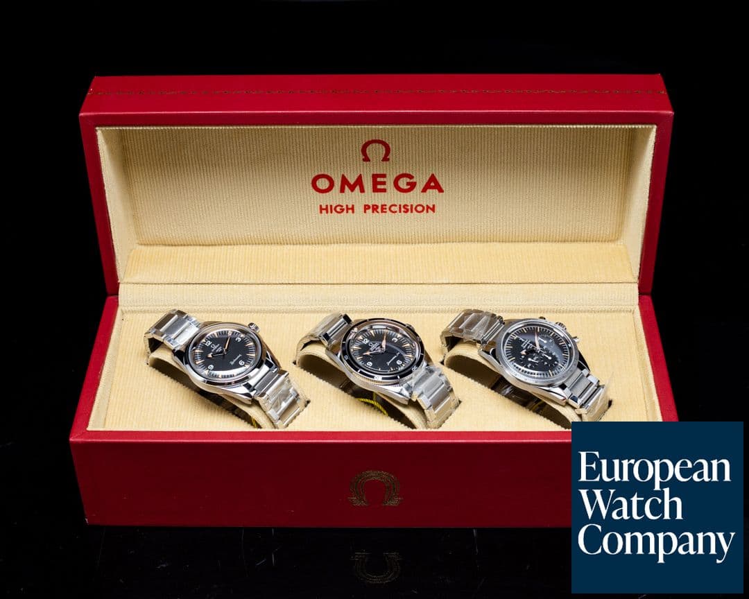 Image of Omega 1957 Trilogy Set Limited Edition 3 Watch Set FULL SET UNWORN