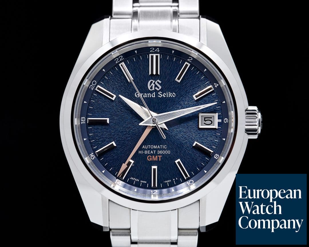 Image of Grand Seiko Heritage Hi-Beat 36000 GMT Blue Dial SS LIMITED EDITION